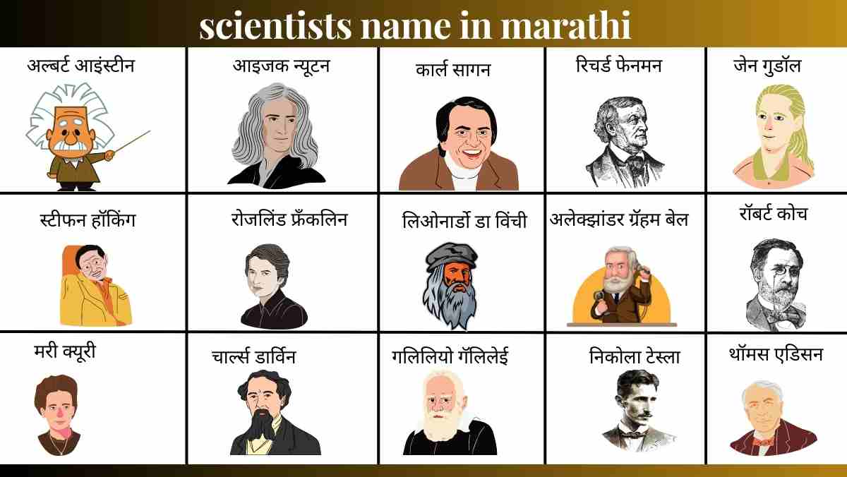 indian scientists name in marathi