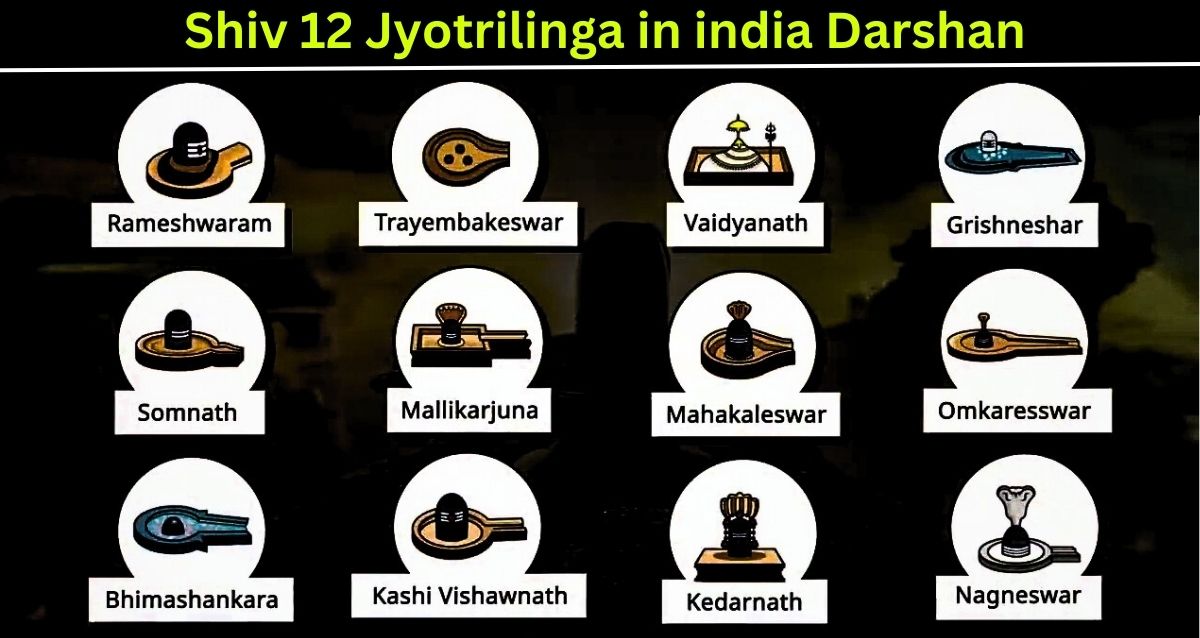 12 jyotirlinga name |12 Jyotirlinga Name with Place in Hindi